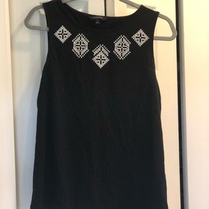 Banana Republic Black sleeveless top